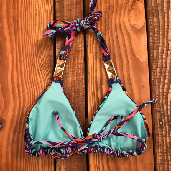 Xhilaration size small bikini top multi colored - Picture 5 of 6